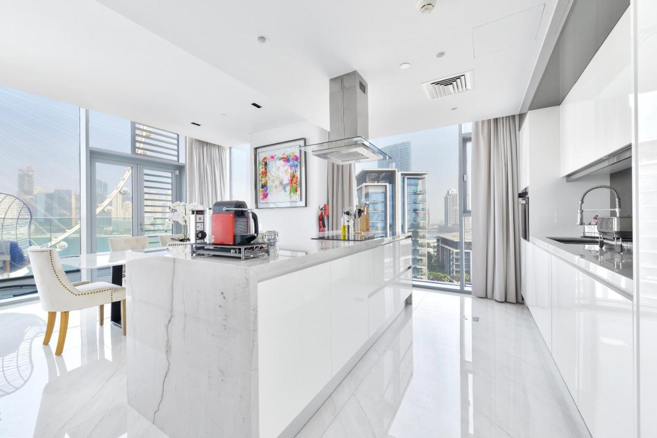 Spectacular 3 Bedroom Condo With Maids Room Facing The Dubai Eye מראה חיצוני תמונה